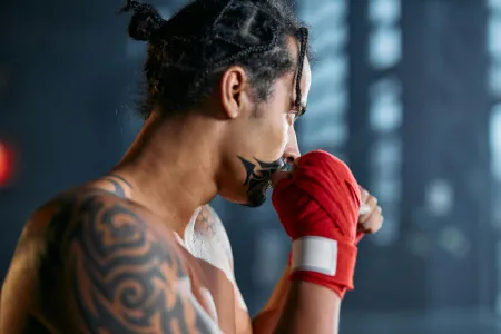 Un boxeur image libre de droit