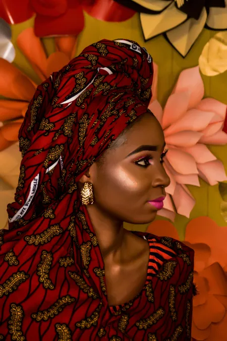 Une belle femme africaine image libre de droit